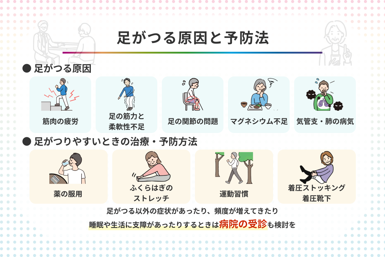 足がつるのは病気の前兆？夜間の激痛に潜む重病と危険な兆候