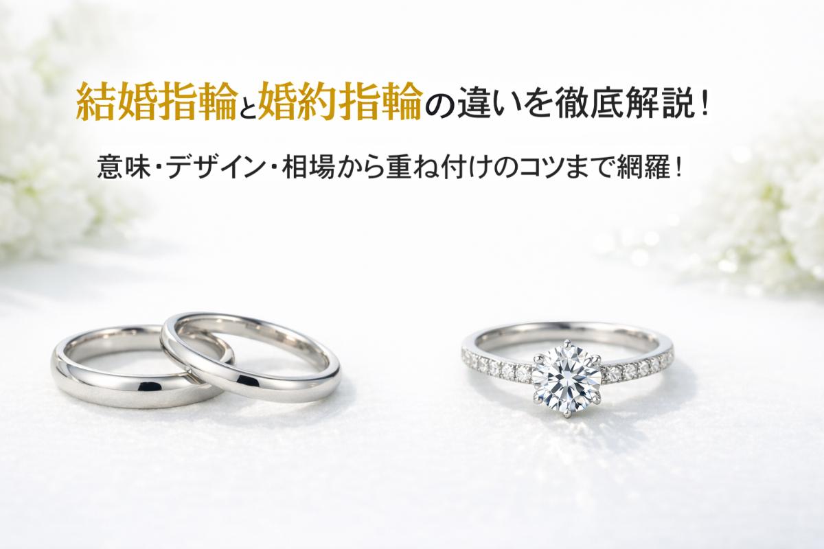 婚約指輪と結婚指輪の違いを徹底解剖：2026年の相場・デザイン動向と後悔しない失敗ゼロの選び方