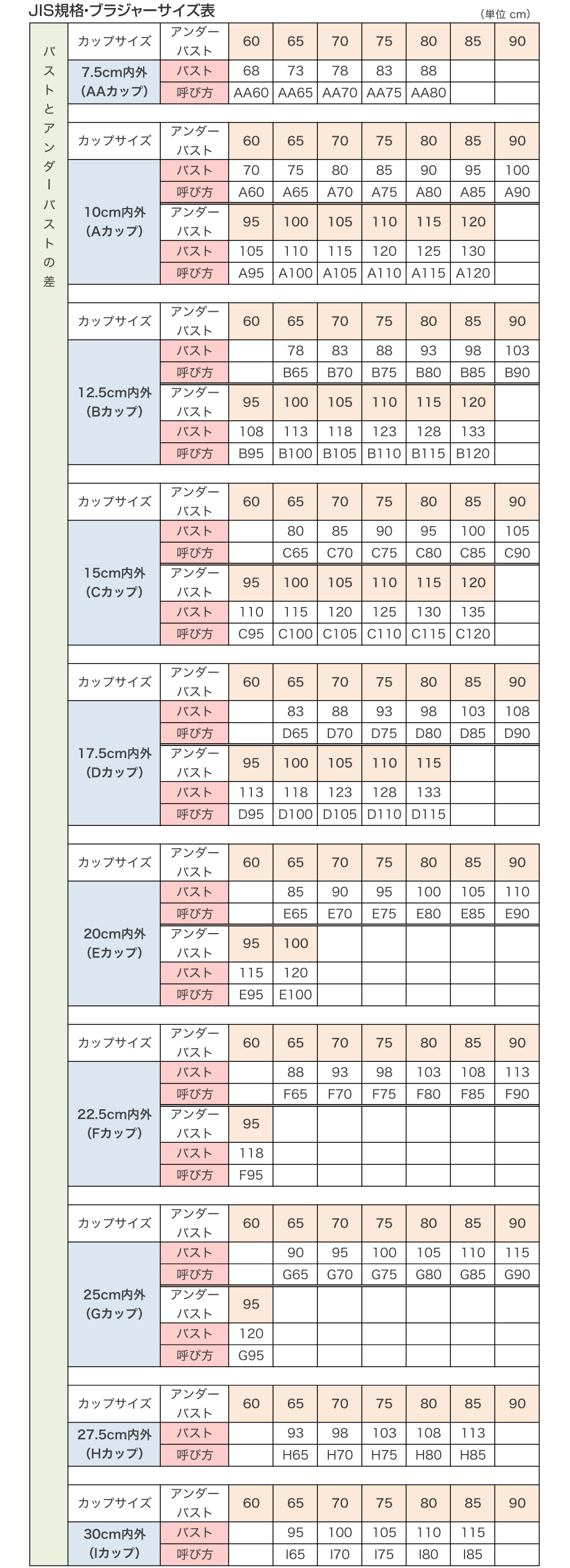 カップ数は本当に合ってる？7割が勘違いする真相と最新平均比率