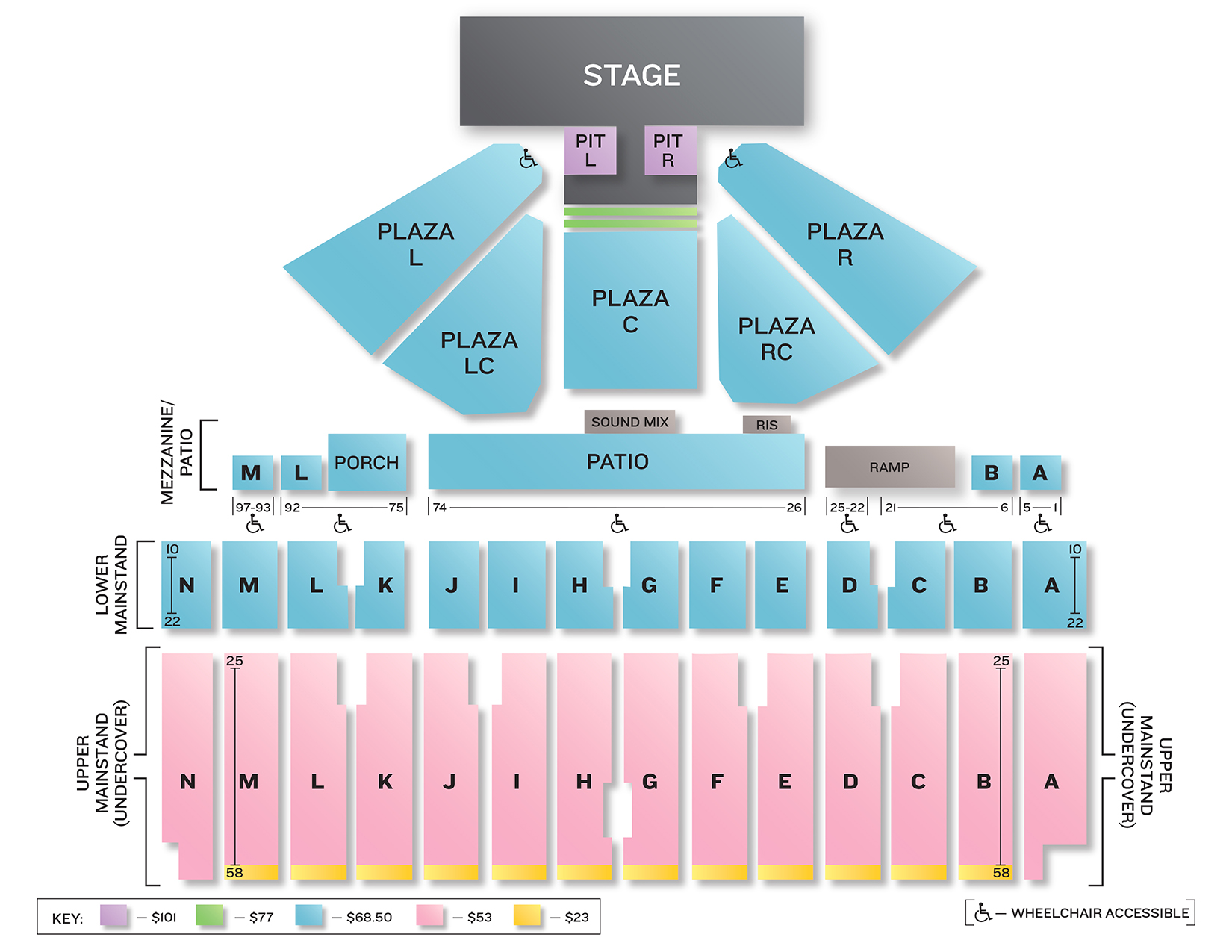 Mn State Fair Grandstand View from My Seat Seating Chart