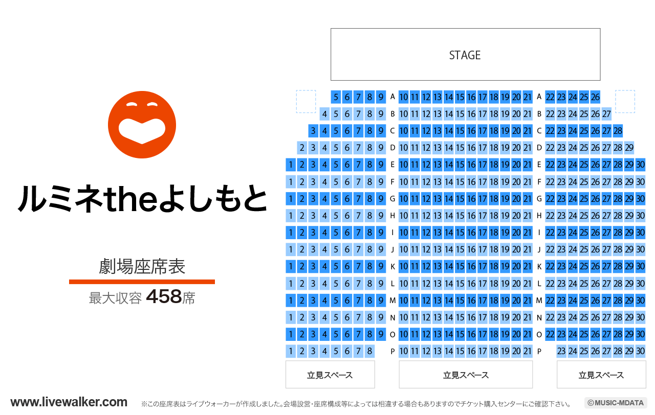 ルミネTheよしもと座席の見え方を徹底解剖！おすすめ良席と失敗回避術