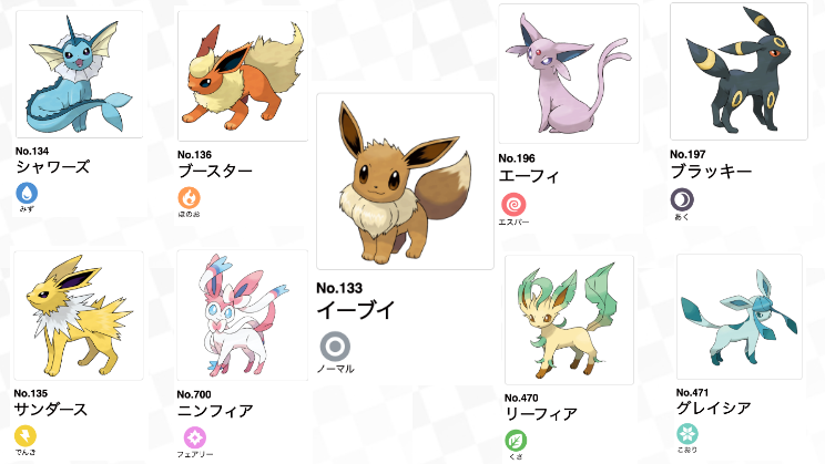 ブイズ全8種を完全攻略！最強のイーブイ進化系と隠し条件まとめ