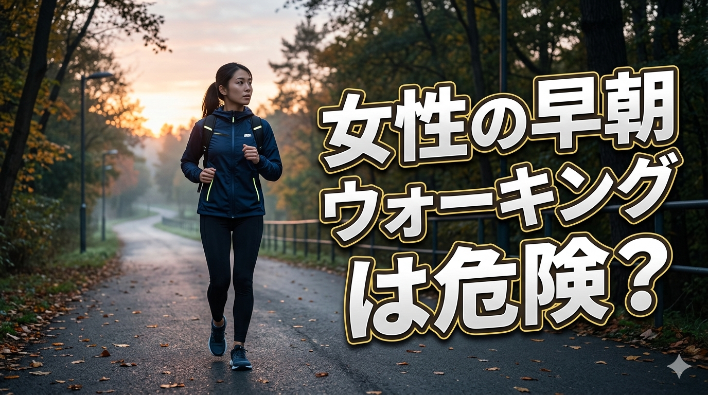 女性の早朝ウォーキングは危険？2026年最新の防犯対策と安全な時間帯