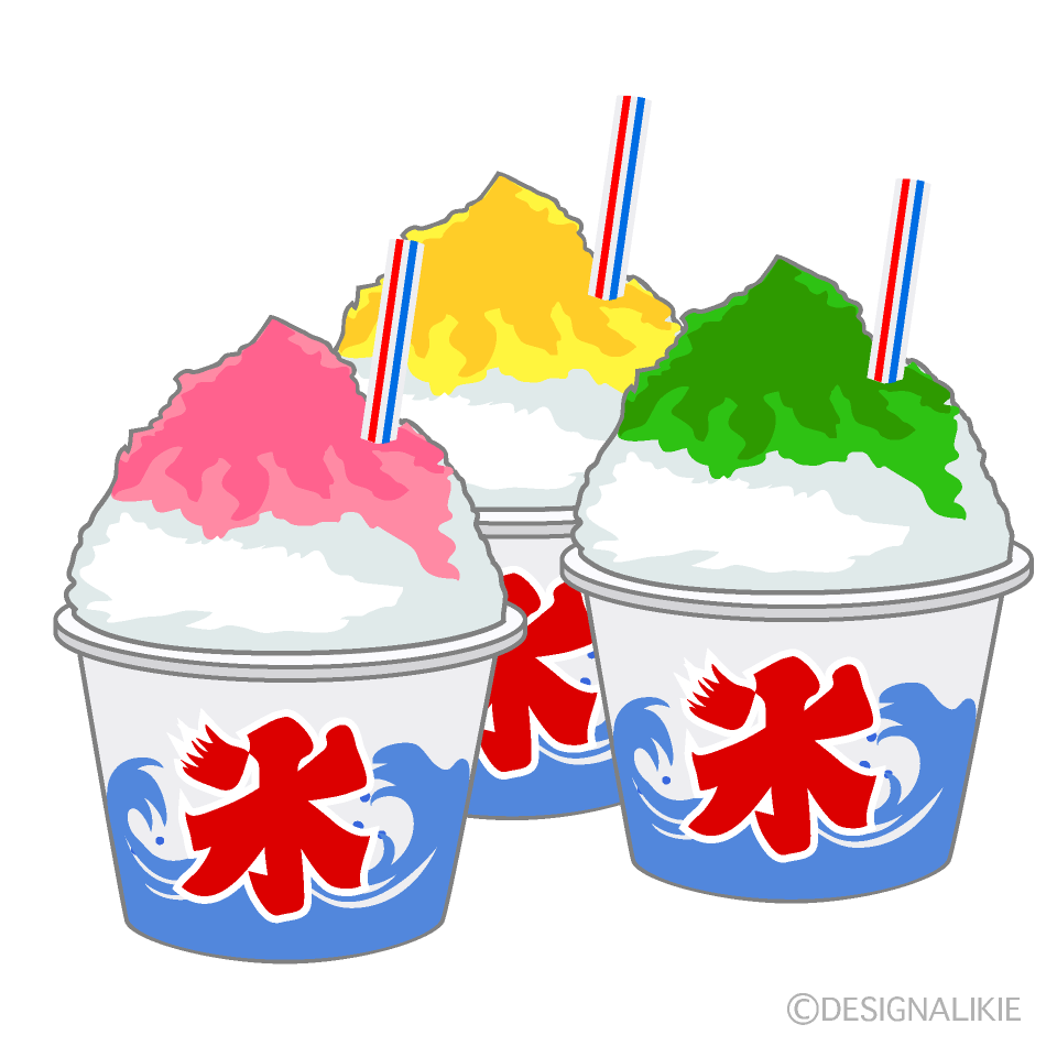 視線を釘付けにする夏祭りかき氷イラスト！売れるデザインの秘密