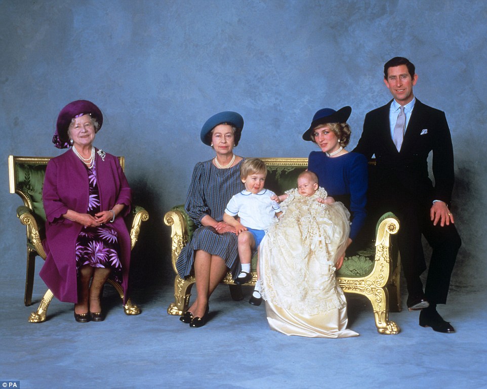Queen Elizabeth the Queen Mother Grandchildren