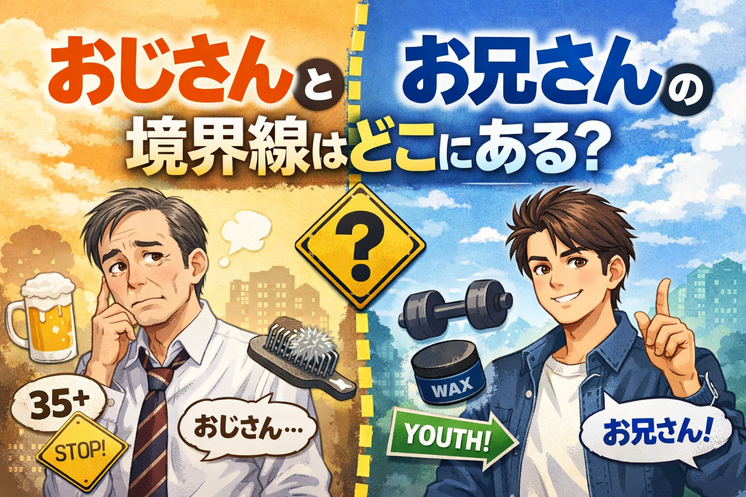 「おじさん」の境界線はどこ？2026年最新調査が明かす驚きの「分岐点」と令和のエイジハラスメント事情