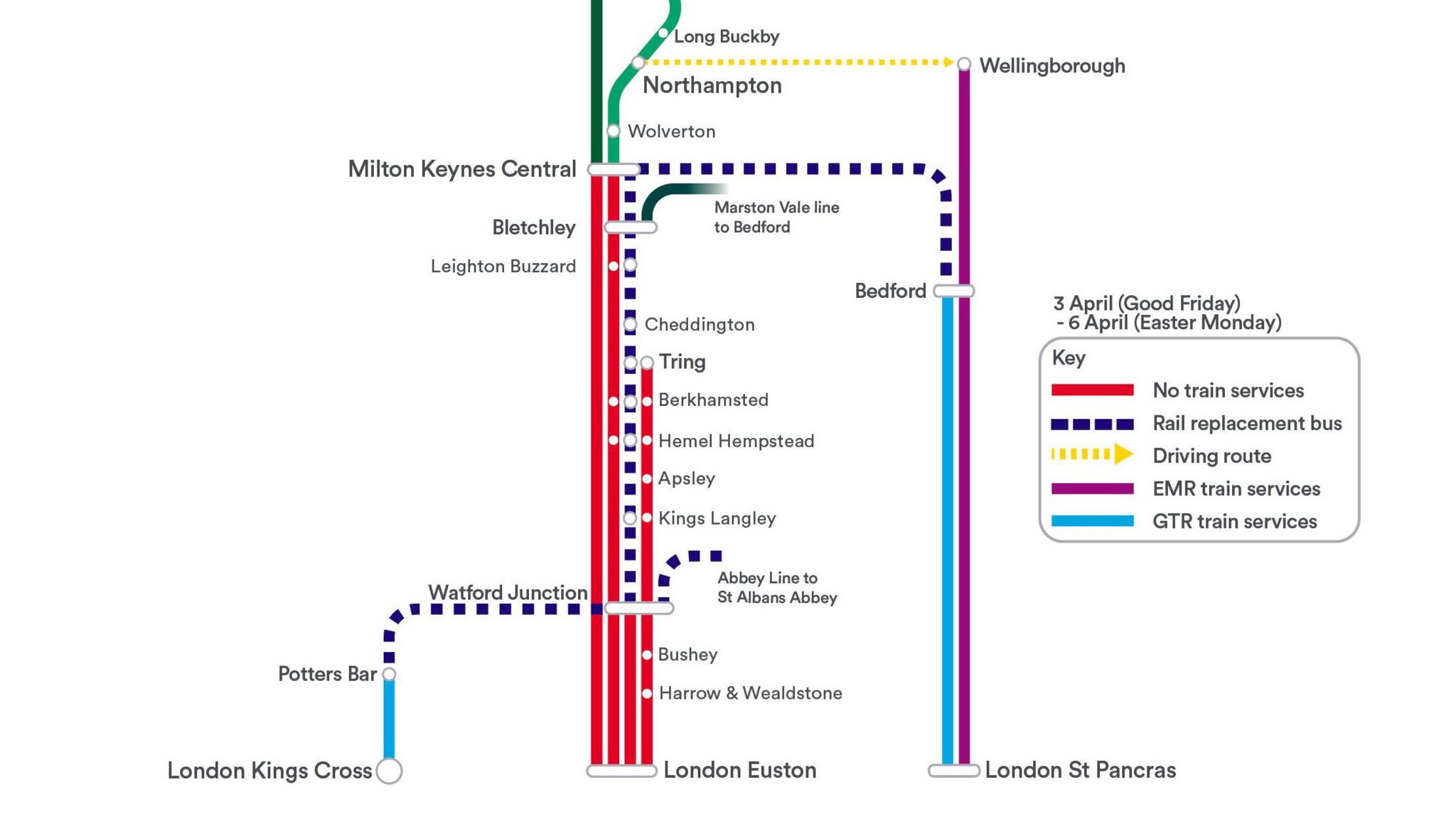 Milton Keynes London Euston Train Disruption