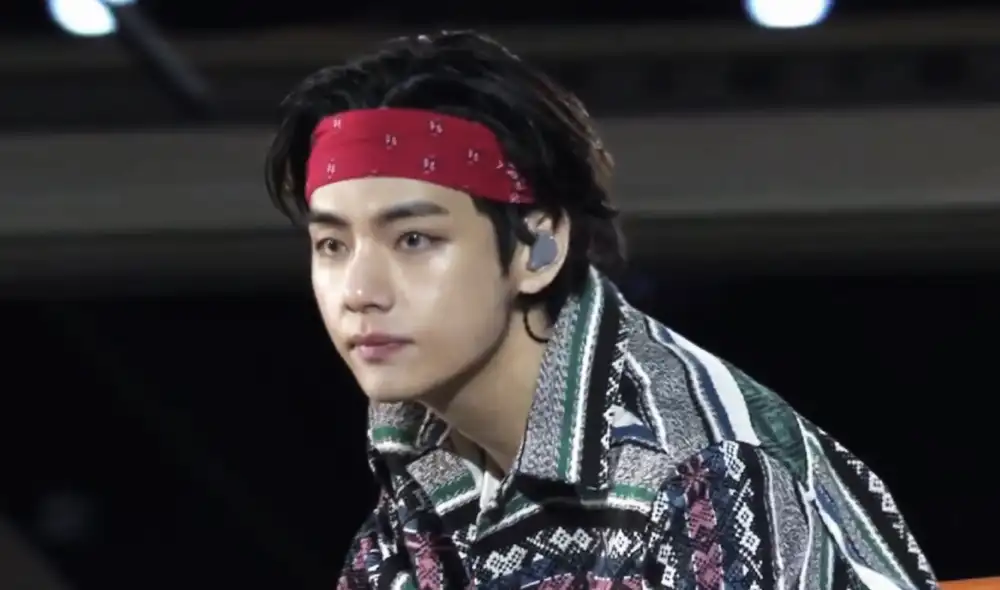 Taehyung with a Bandana On