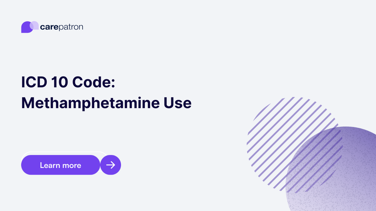 Methamphetamine Use Disorder Severe Icd 10