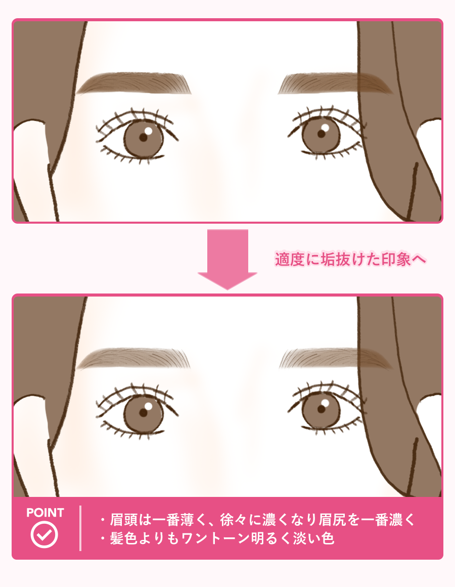 眉毛を薄くする方法決定版！濃い眉の脱色・間引きと失敗しない整え方