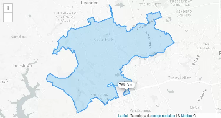 Zip Code for Cedar Park Texas