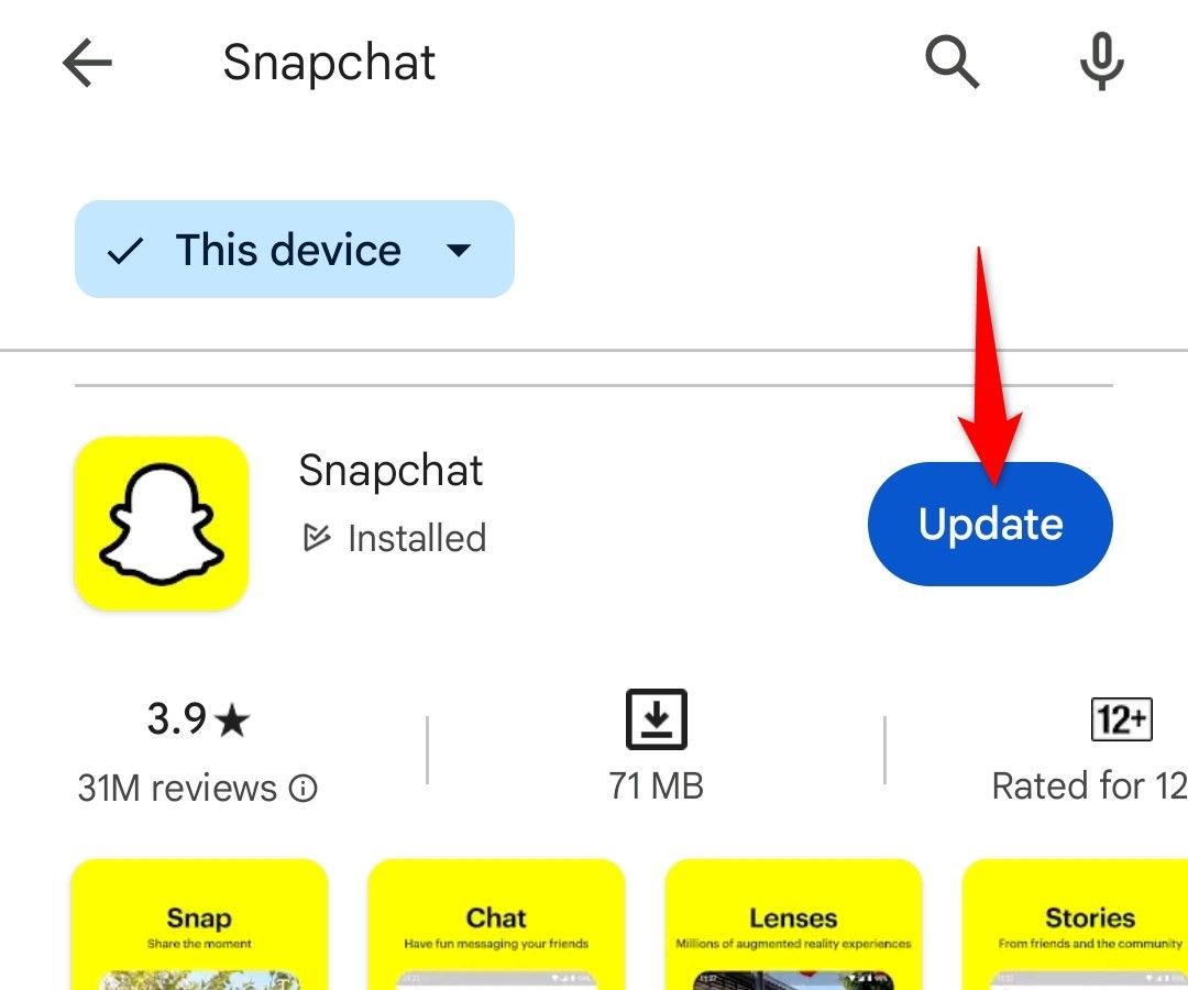 How to Update Snapchat for Android