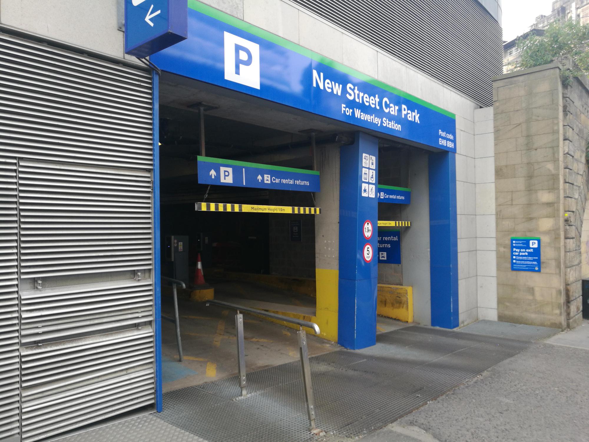 Car Parking Edinburgh Waverley Train Station