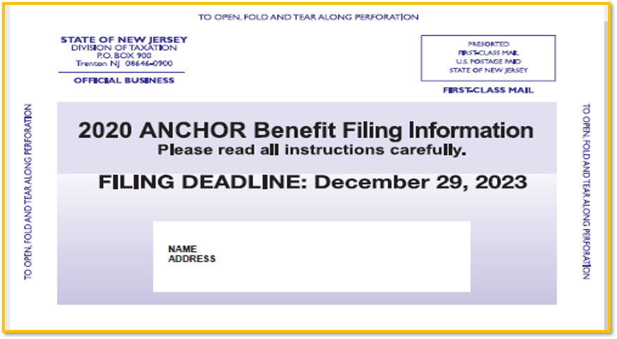 Apply for Nj Anchor Program