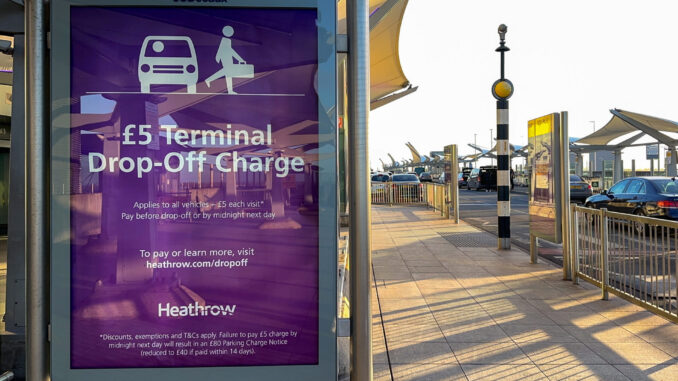 Heathrow Terminal 5 Drop off Charge