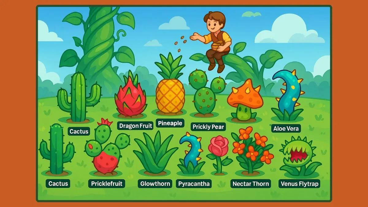 What's a Prickly Plant in Grow a Garden