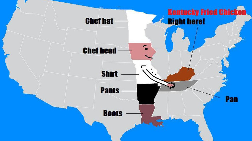 Kentucky Looks Like Fried Chicken