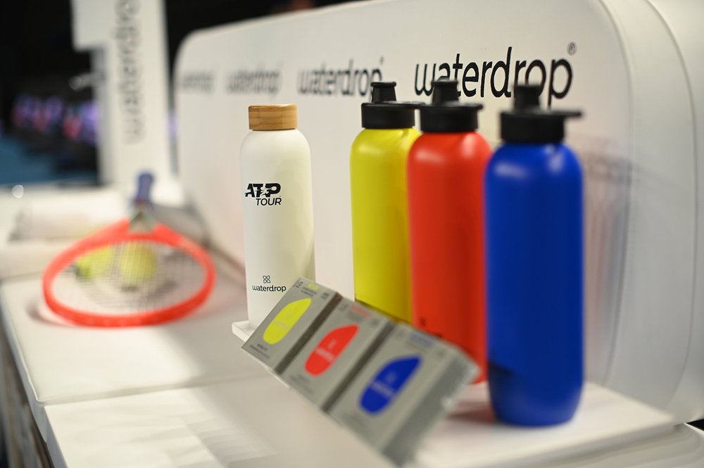 Hydration Company Campaign Names Color Blocks Elevated Colors Water Droplets