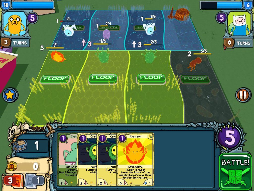 Adventure Time Card Wars Game Online