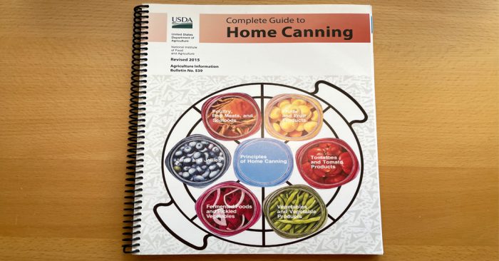 Usda Complete Guide to Home Canning 2026