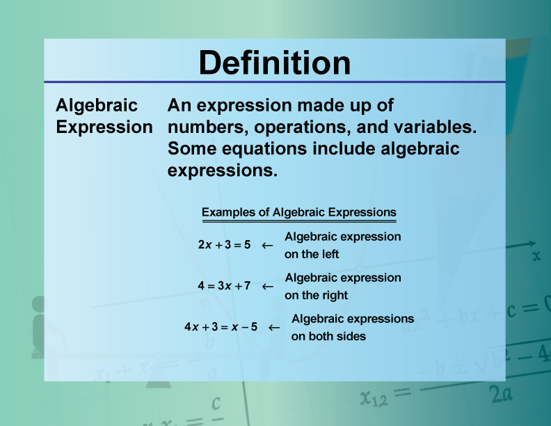 What Is the Definition of Expression in Algebra