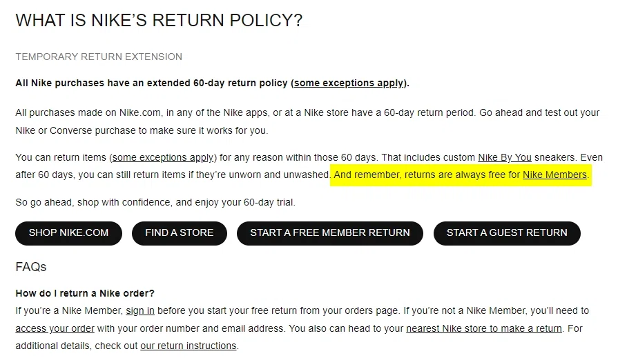Nike Elite Bag Return Policy