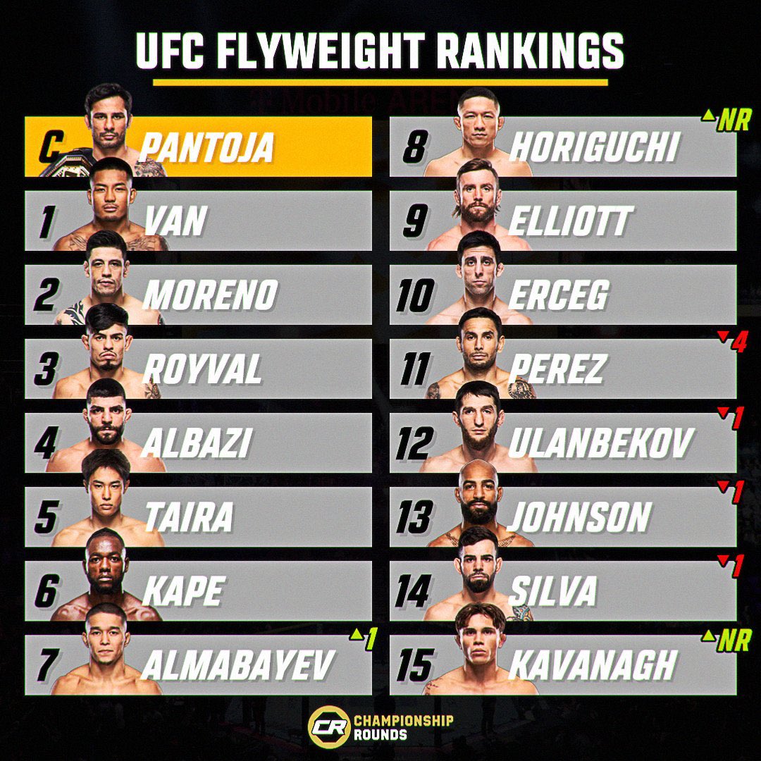 Ufcフライ級ランキング2026！平良達郎と朝倉海の現在地と王座奪取