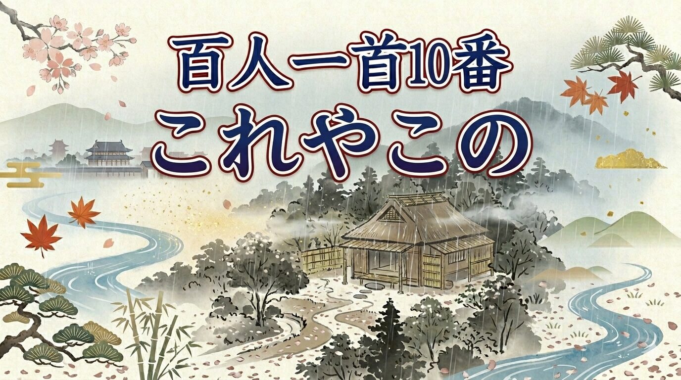 「これやこの」蝉丸の名歌が秘めた真実！逢坂の関と作者の正体を解剖