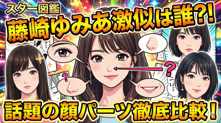 藤崎ゆみあに似てる芸能人は？激似の女優を画像で徹底比較