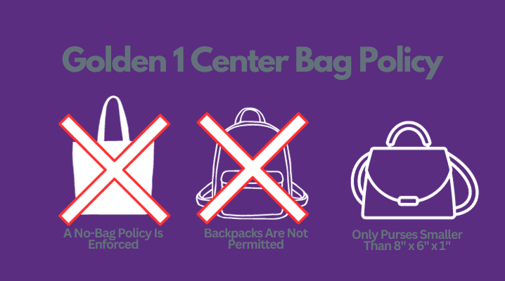 Bag Policy Golden 1 Center