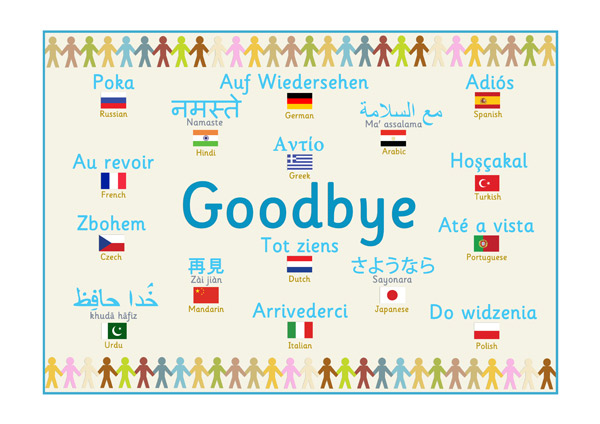 How to Say Goodbye in Multiple Languages