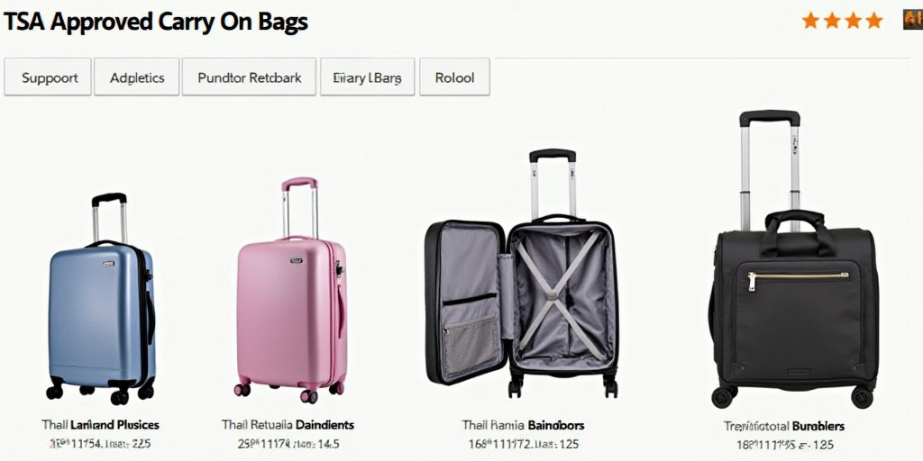 Tsa Approved Carry on Bag