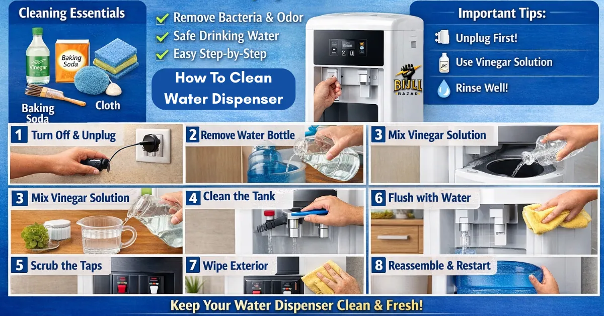 How Toclean a Water Dispenser
