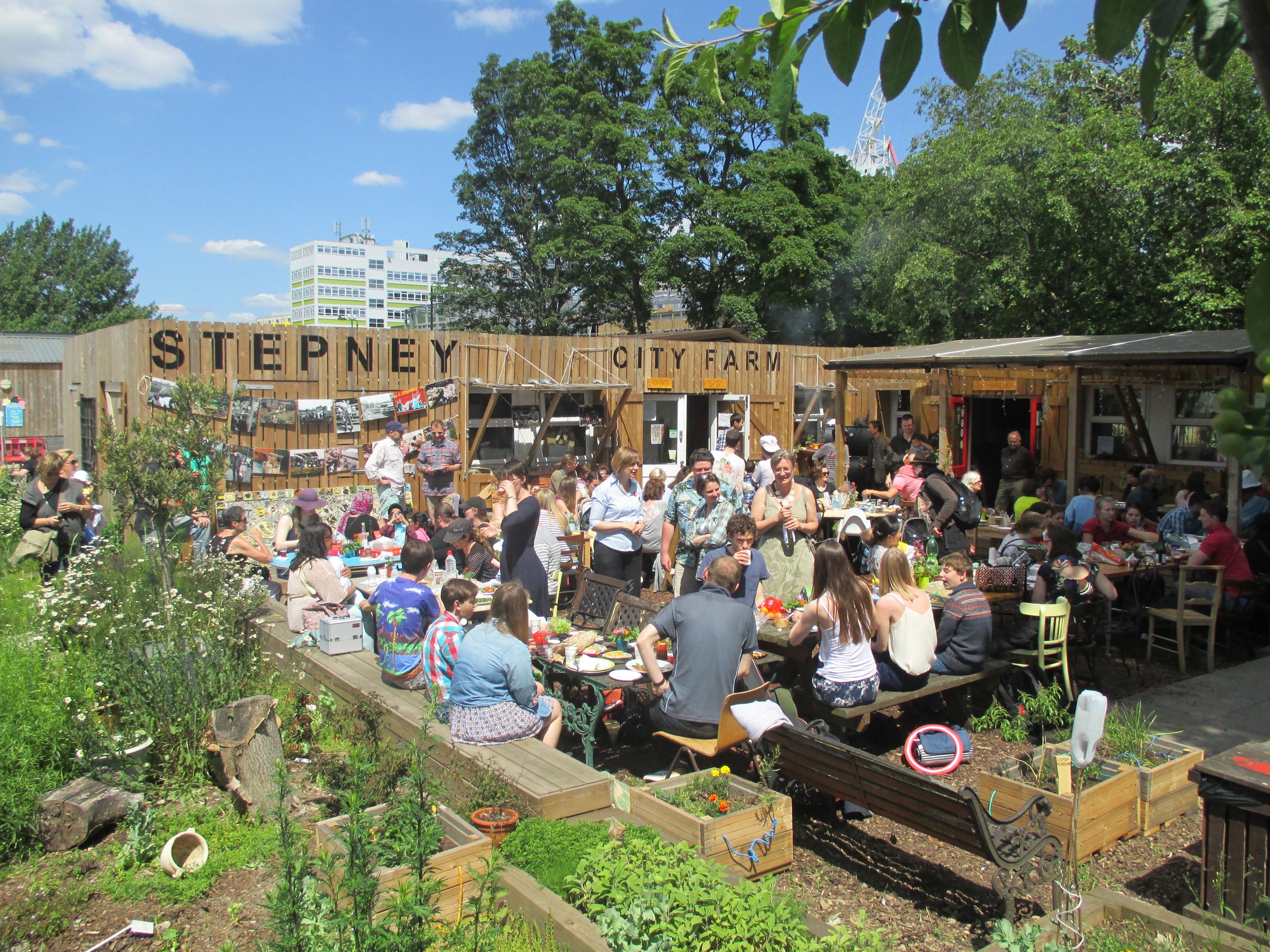 Stepney City Farm Stepney Way London E1 3Dg