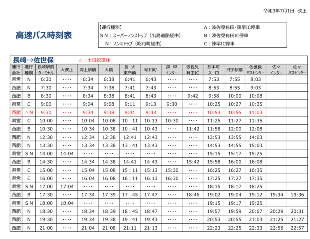 長崎バス時刻表2026最新！減便ダイヤ改正の真相と乗り場完全攻略
