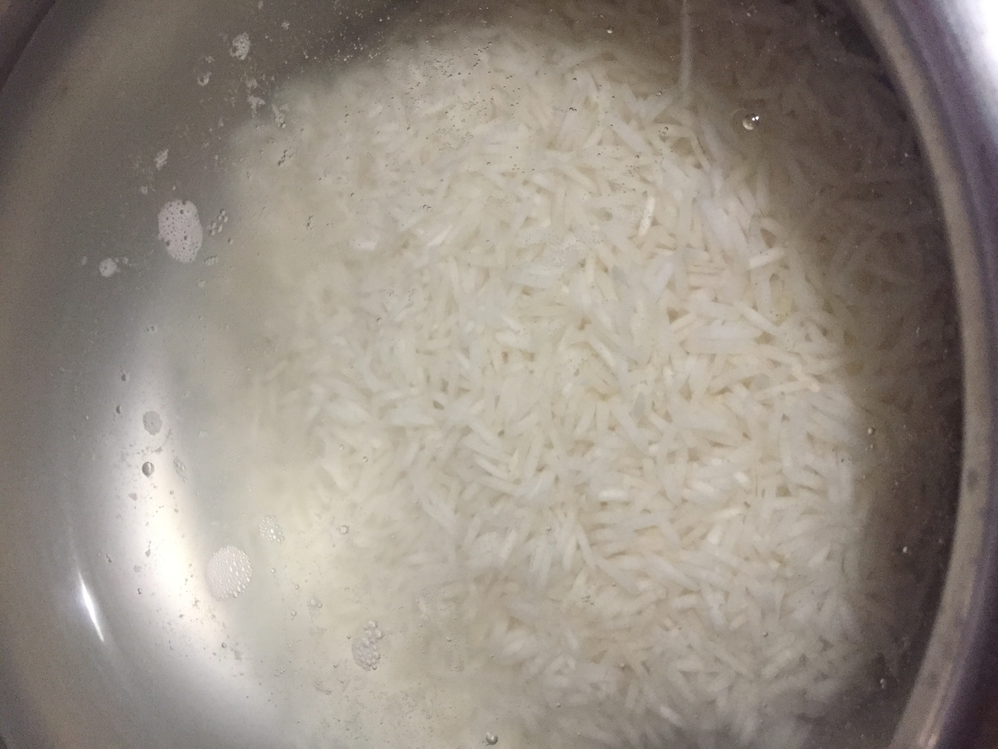 Boiling Rice for Fried Rice