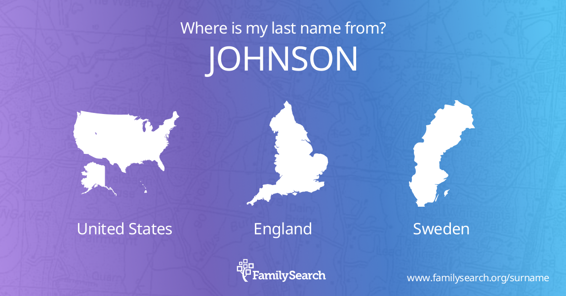 Where Does the Surname Johnson Come From