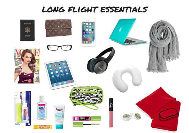 Travel Items for Long Flights