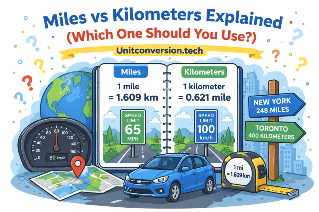 What Is the Difference Between a Kilometer and a Mile