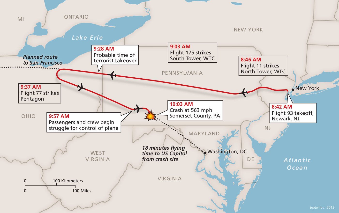 Where Was Flight 93 Headed