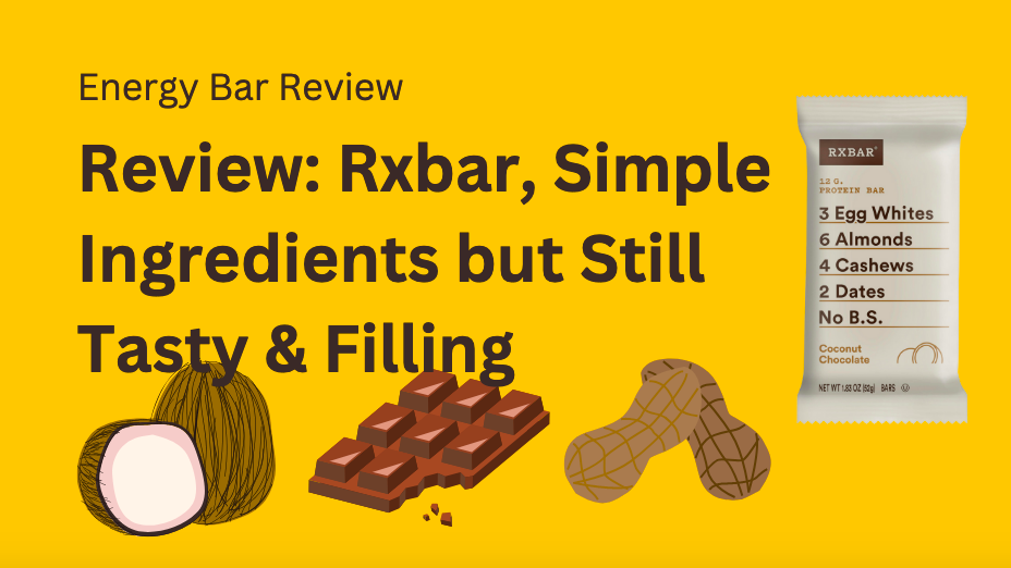 Evaluate Rxbar on Energy & Training - Recovery