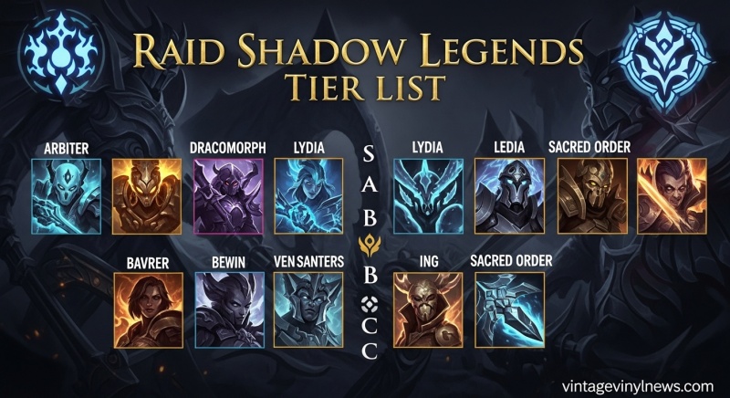 Raid Shadow Legends Character Tier List