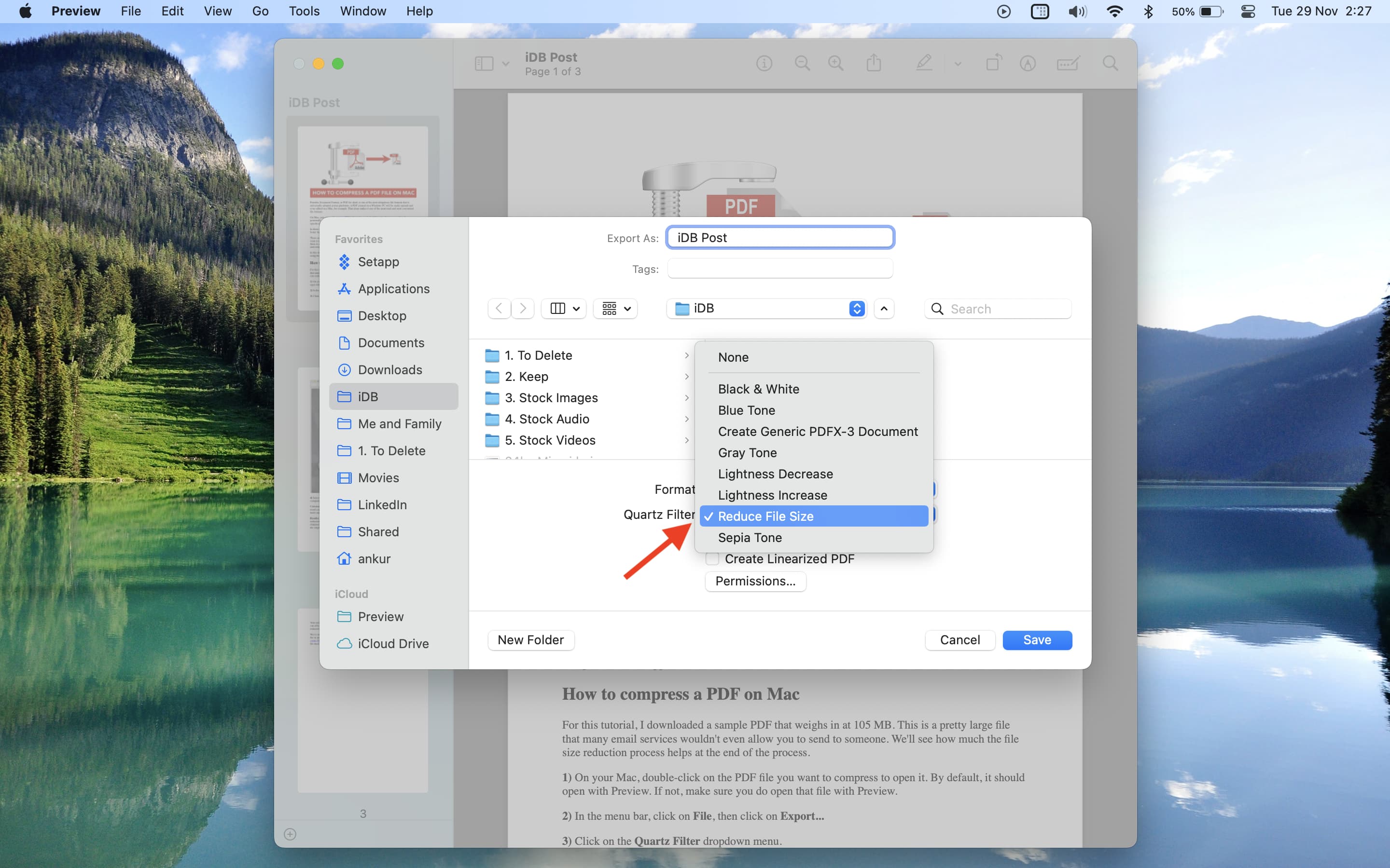 How Do You Make a Pdf File Smaller on Mac