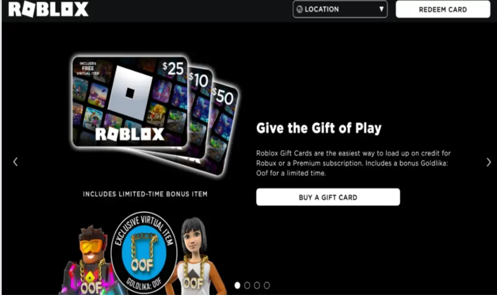 Robux Gift Card Codes Not Used