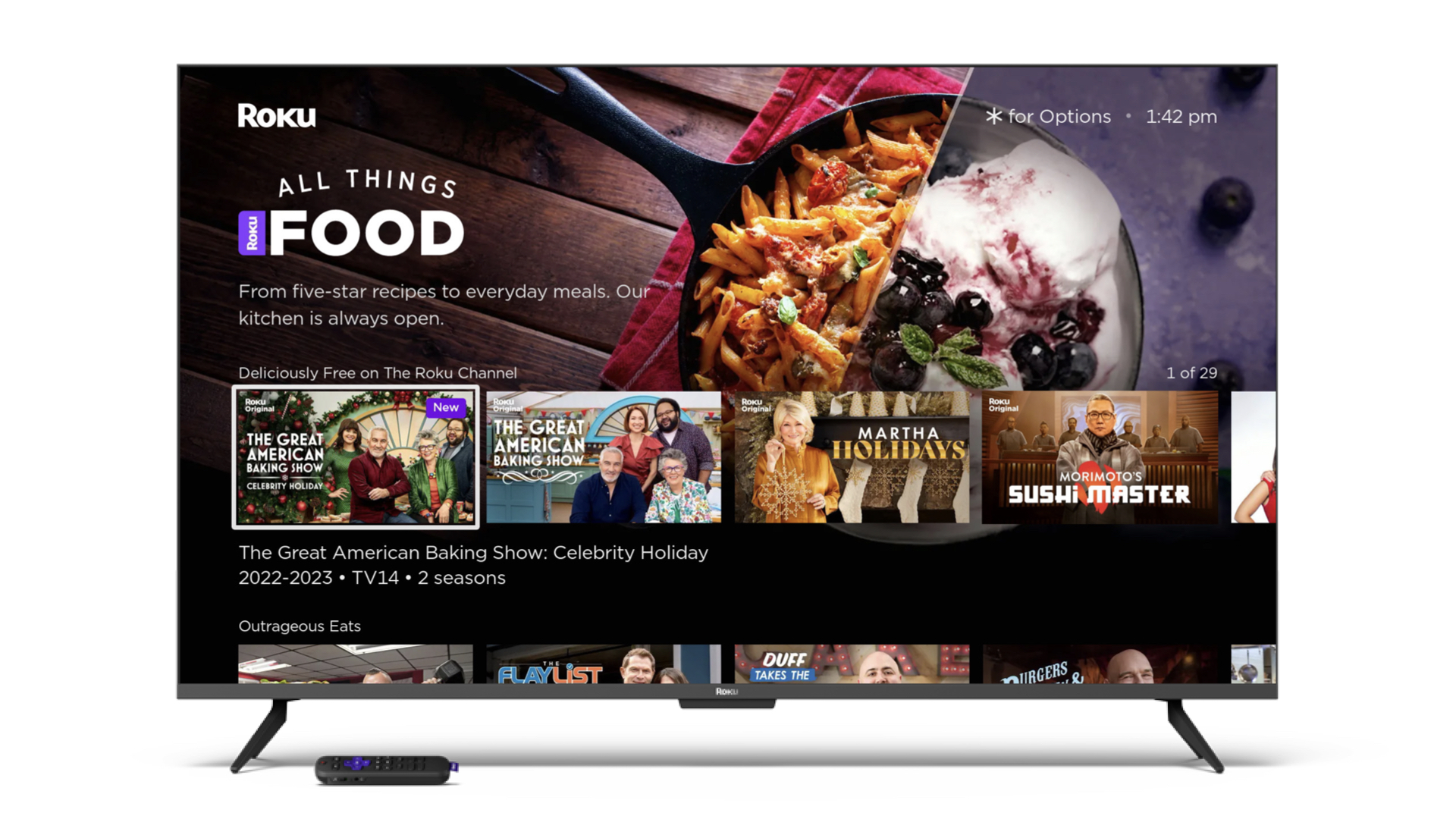 Food Tv on Roku