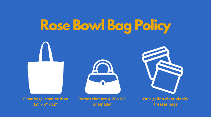 Dci Rose Bowl Bag Policy