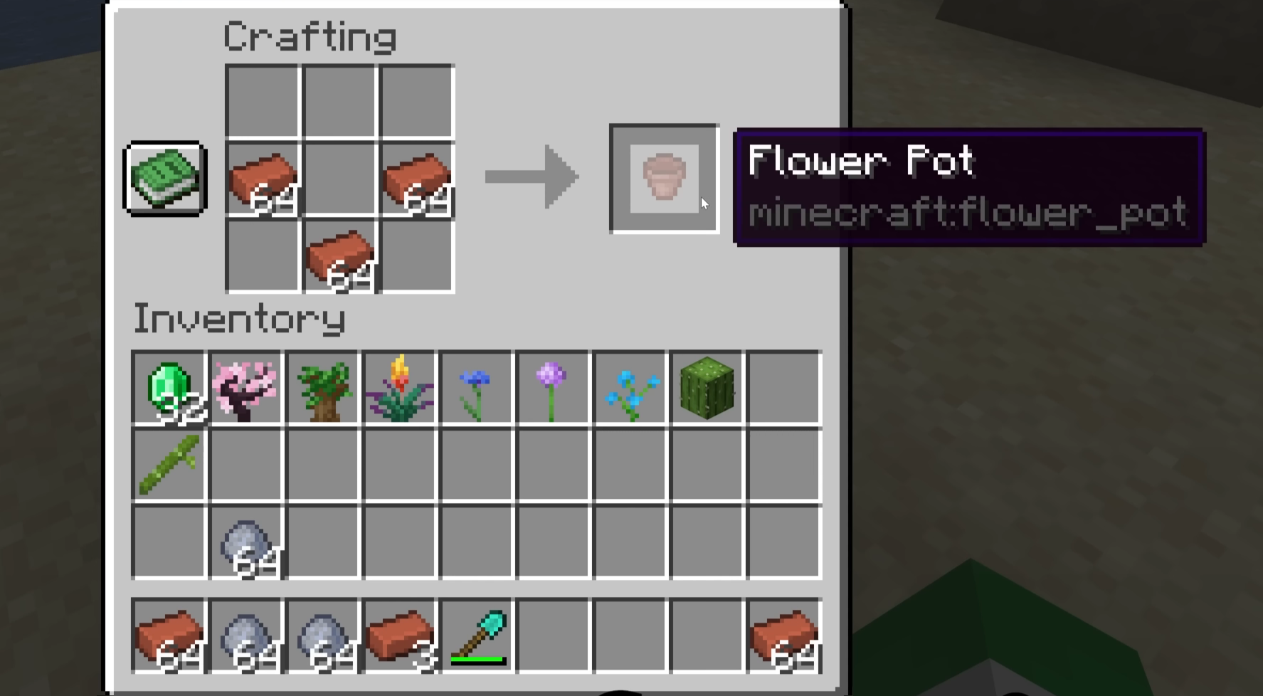 How to Make Flower Pot in Minecraft