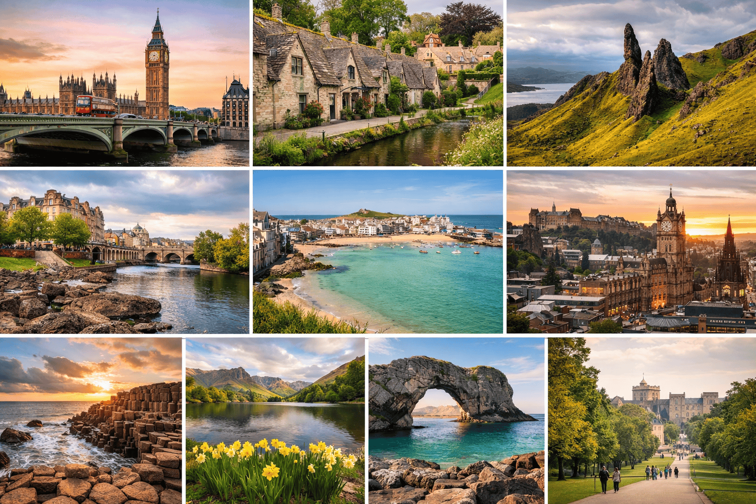 Places to Holiday in the Uk