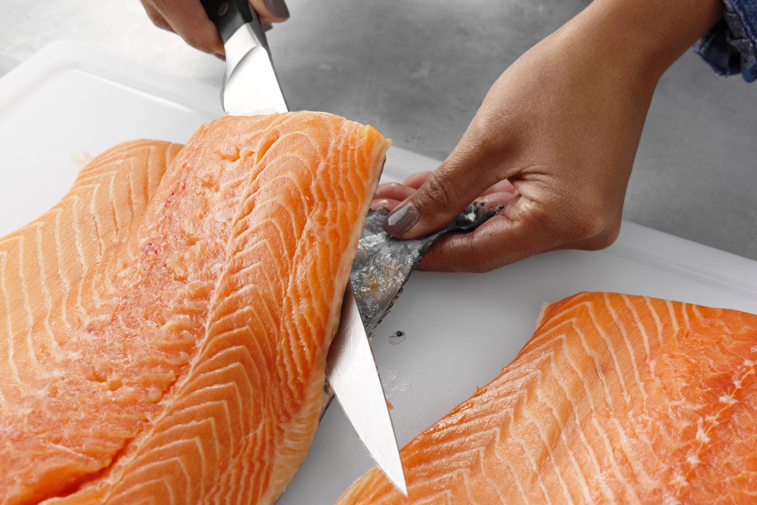 How to Take Skin off Fish