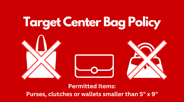 Target Center Mn Bag Policy